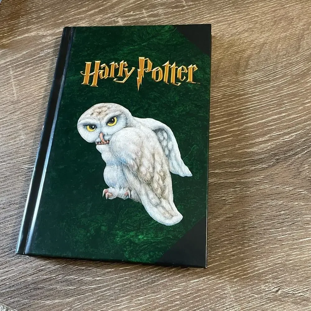 Y2k 2000 Harry Potter journal green
